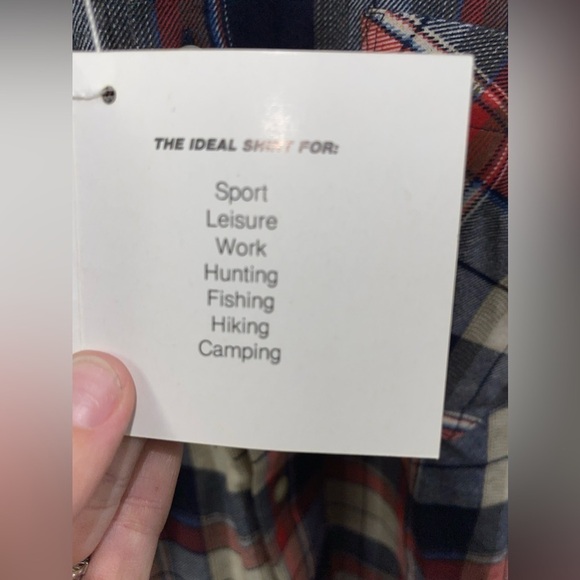 BUD BERMA the Highlander Flannel long sleeve NWT Size Small - Picture 5 of 6